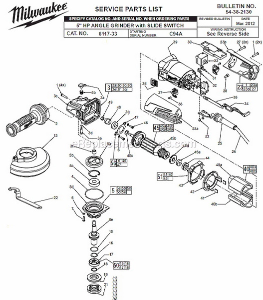 replace 6117-33d slide switch button
