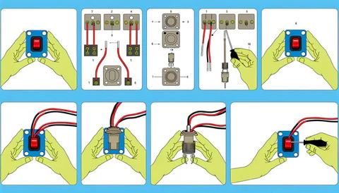 how to wire a push switch
