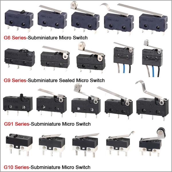  micro switch types