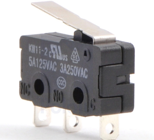 Pololu - Snap-Action Switch with 16.7mm Lever 3-Pin, SPDT, 5A