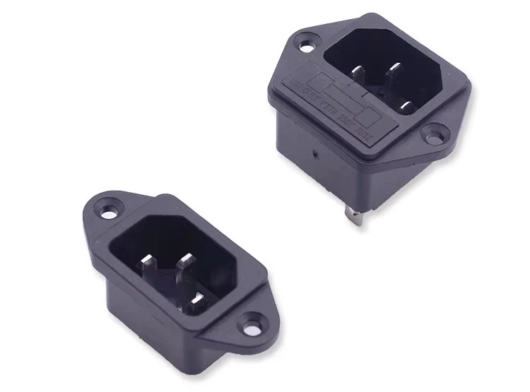 15A 3 Pins Retractable Power AC Sockets Electrical AC Power Socket With Switch Hole