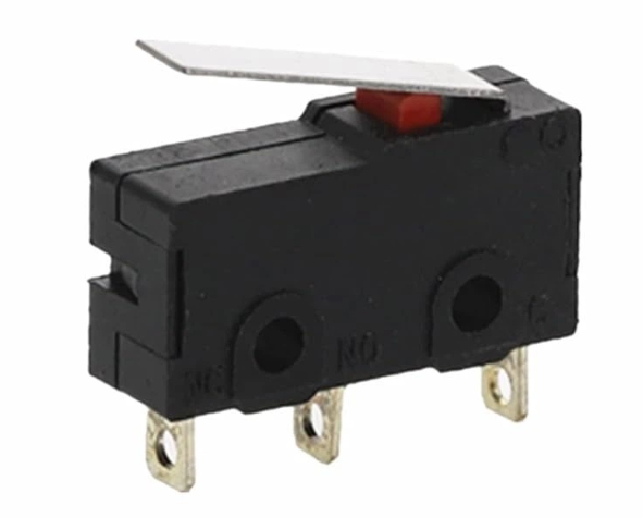 100Pcs Limit Switch 3 Pin N_ON_C 5A 250VAC Micro Switch 28mm Long Lever Arm