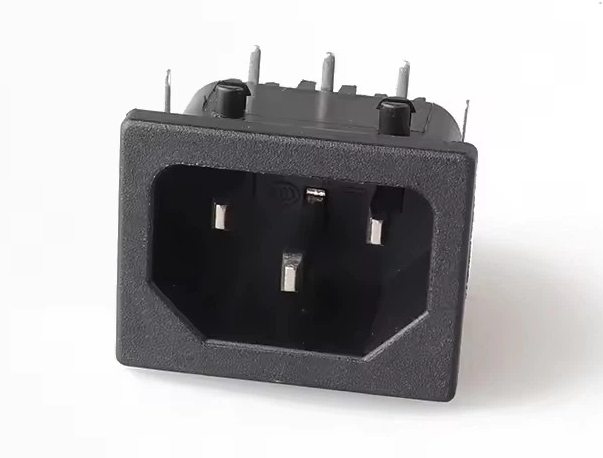 LZ-14-7P High Quality AC Power Inlet 3 Pin Embed Uk Plug White Black 16amp Female Industrial Wall 3pin Socket Ac Outlet