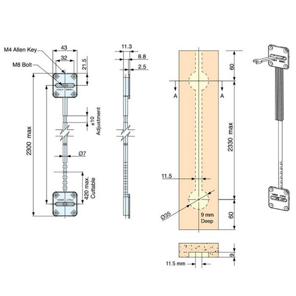  solo hold blade plug trim slide switch