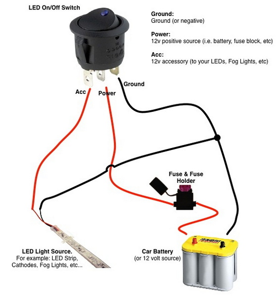  wire 3 prong lighted 110 volt micro switch