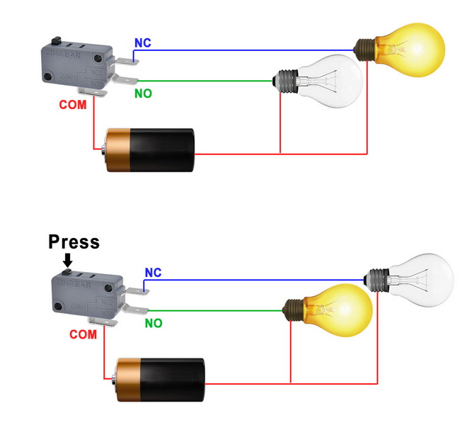 Micro switch connection function