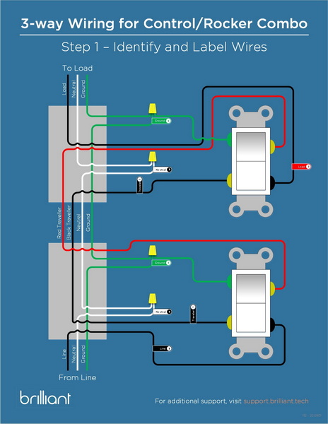 Control 3-way Wiring Guide - Line-side Rocker-1