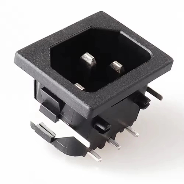 LZ-14-7P High Quality AC Power Inlet 3 Pin Embed Uk Plug White Black 16amp Industrial Wall 3pin Socket Ac Outlet