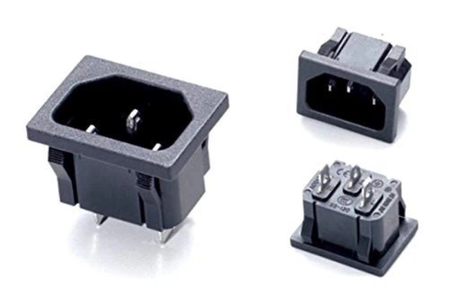 10pcs_lot AC Power Socket C14 Inlet Power Socket Connector Plug Industrial Socket Plug IEC320 C14 3Pin Panel Power Inlet Socket Amazon.ca Tools & Home Improvement