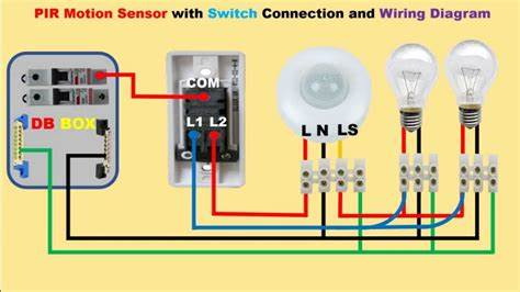 how to wire micro switch to motion sensor lights