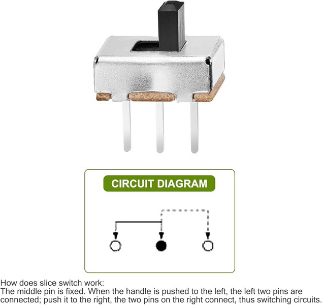 a spdt slide switch work