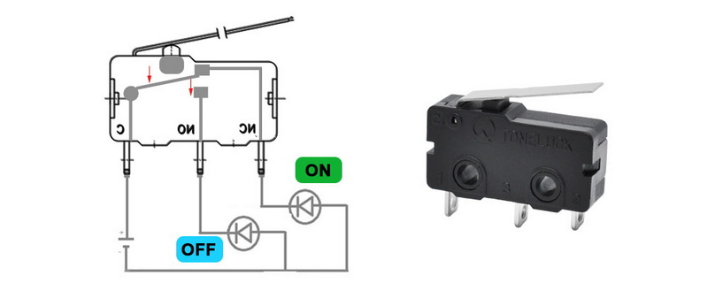 how to wire 3 prong lighted micro switch