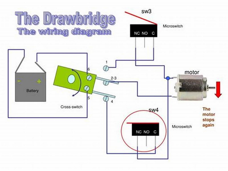  wire a micro switch Detail drawing