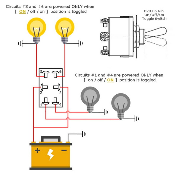 dpdt switch diagram