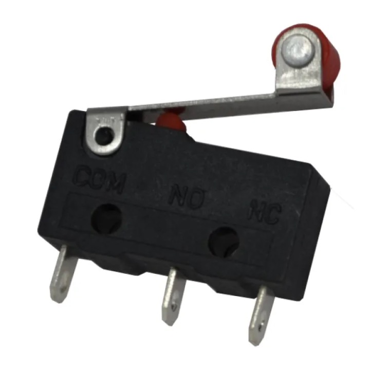 Micro Limit Switch Momentary Push Button Switch 1A with Roller (3pcs) | Daraz.com.np