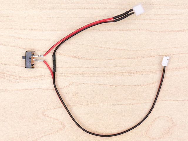 connect a slide switch to a battery