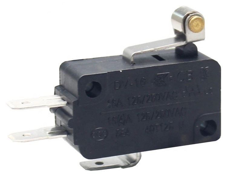Buy Limit Switch Small Arm with Roller Wheel 28 x 15.5 x 9.5 mm 250vAc 15A in Egypt @