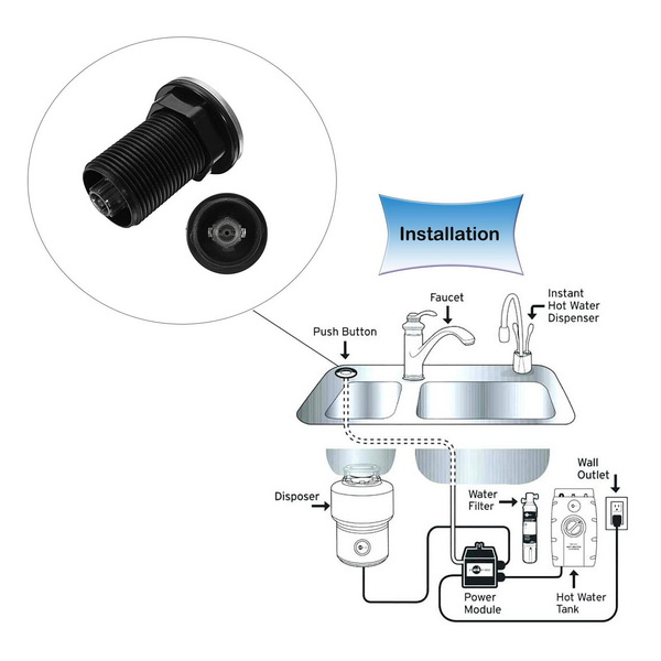 how to install a universal air push switch