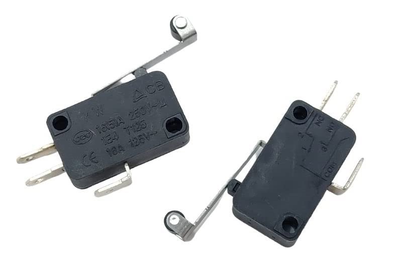 ERH India 2 Pcs 16 Amp Roller Limit Switch 220v AC 3 Pin Momentary Lever Arm Micro Roller Limit Switch for Industrial machinery, Machine tools, Robotics and automation etc. Amazon.in Industrial & Scientific