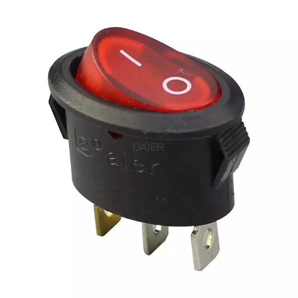 KCD1-9-101N LED Rocker Toggle Switch SPST_Light Switch-Daier