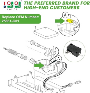 replace ezgo accelerator micro switch