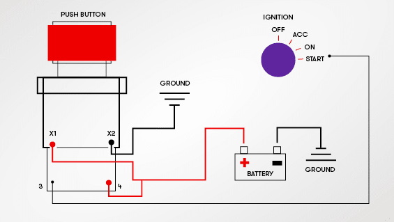  wire a push switch